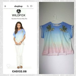 WILDFOX 
"Vacation Forever Boy Tee "